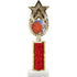 Exclusive Star Figure With Round Column On Black Base