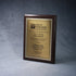 Executive Cherry Finish Plaque