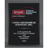 Ebony Piano Finish Plaque