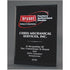 Ebony Piano Finish Plaque
