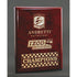 Rosewood Piano Finish Plaque - Gold Filled