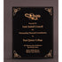 Leatherette Plaque - Black