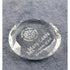 Crystal Round Multi-Faceted Paperweight