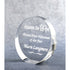 Circular Optic Crystal Paperweight