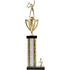 Rectangle Column Trophy with Cup