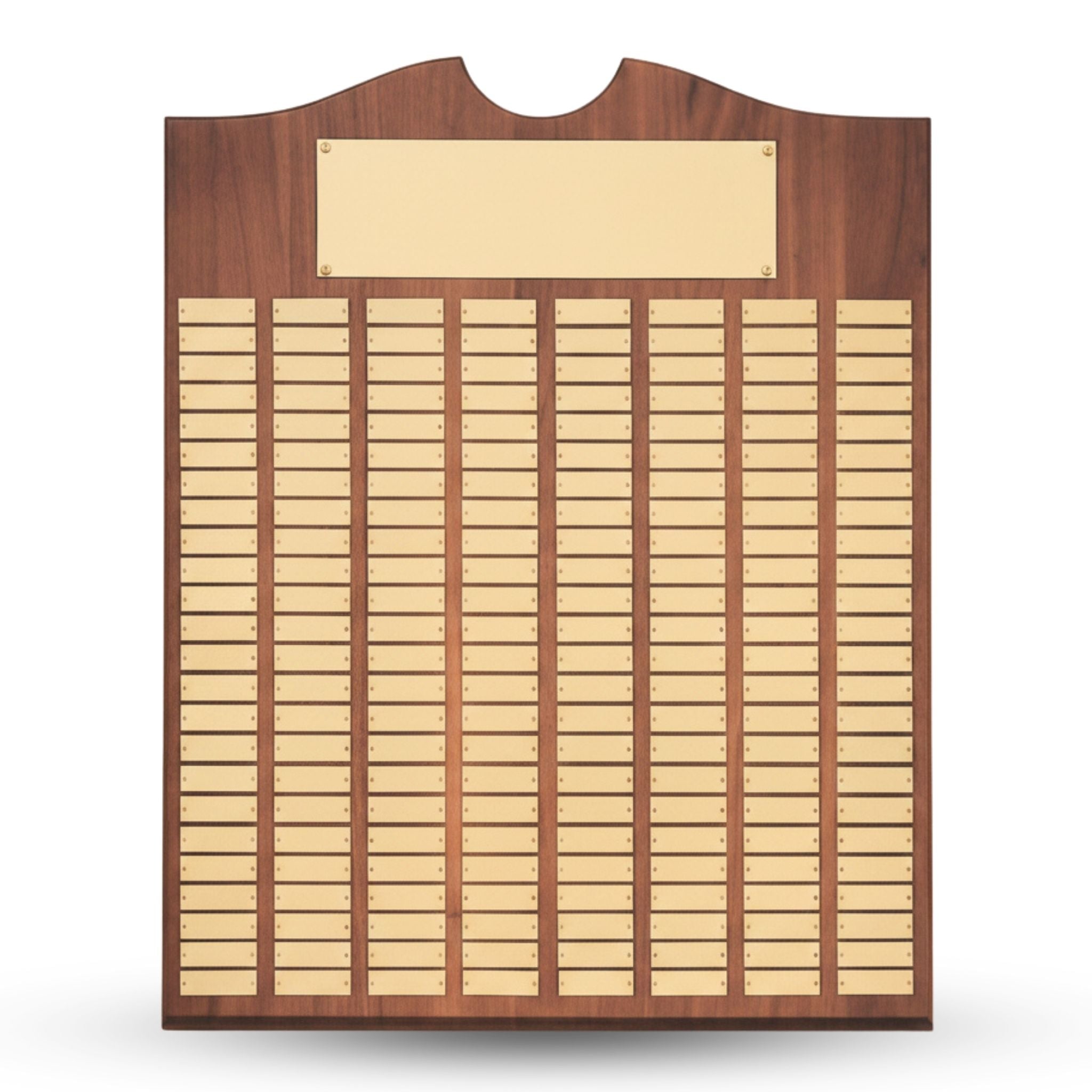 Genuine Walnut Perpetual Plaque - 200 Plates