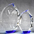 Multi-Faceted Crystal Flame with Blue Base