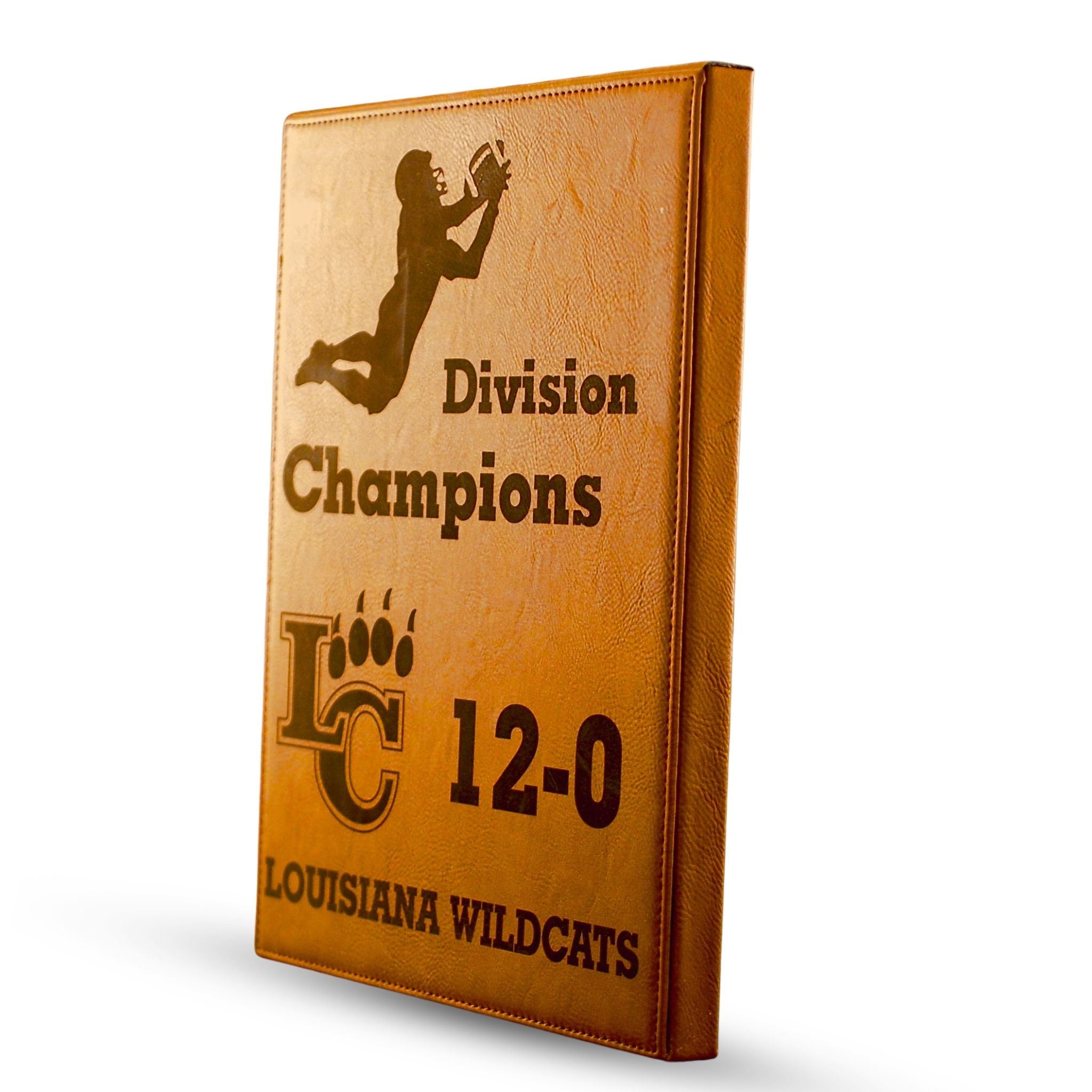 Leatherette Plaque - Dark Brown
