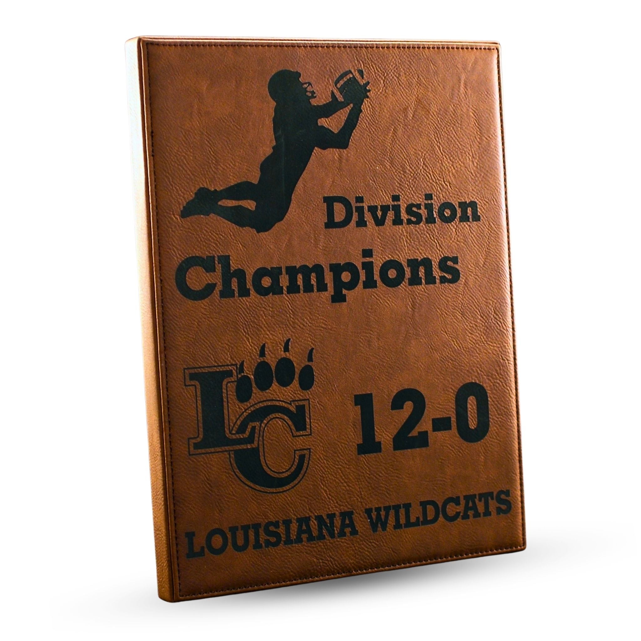 Leatherette Plaque - Dark Brown