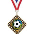 Exclusive Diamond Medal with Round Insert