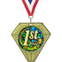Exclusive Jewel Medal with Round Insert