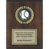 Medallion Cherry Finished Plaque