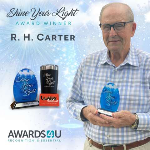 Shine Your Light Winner R. H. Carter
