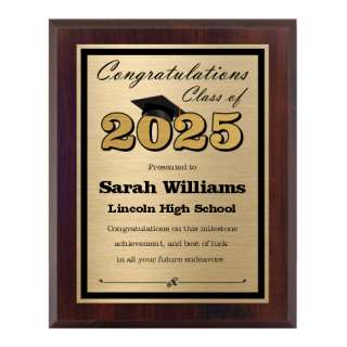 Class of 2025 Graduation Plaque