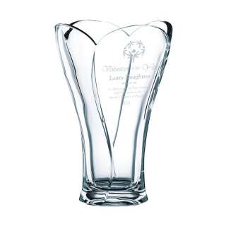 Crystal 3-Panel Vase