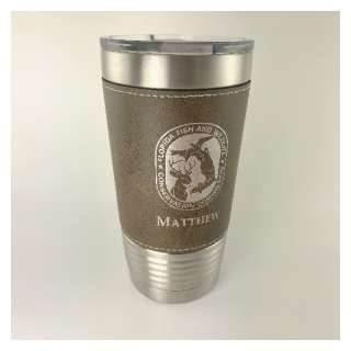 Leatherette 20oz Stainless Steel Tumbler