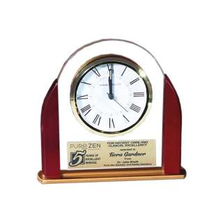 Rosewood Mantle Clock