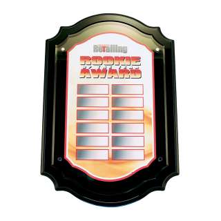 Ebony Piano Finish Scalloped Board with Raised Acrylic with Direct Full Color Digital Print on Acrylic