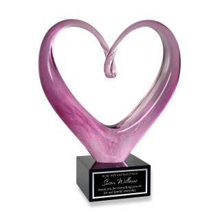 Art Glass Heart Award