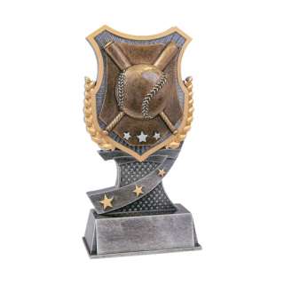 Baseball Shield-Style Trophy