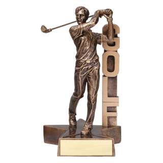 Signboard Male Golf Trophy