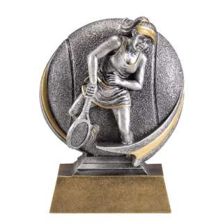 Motion Female Tennis Trophy