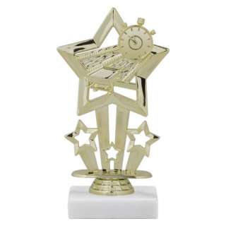 Star Theme Swimming Trophy
