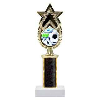 12" Soccer Column Trophy