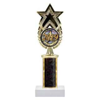 12" Star Column Trophy