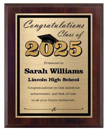 CLASS OF 2025 PLQ