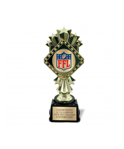 Awards4U 13” Custom Fantasy Football Trophy 2021 The Goat FFL Champion First Place Winner Award for League Engraved Plate Included Customize Now! 