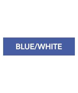 Color: Blue/White