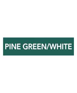 Color: Pine Green/White