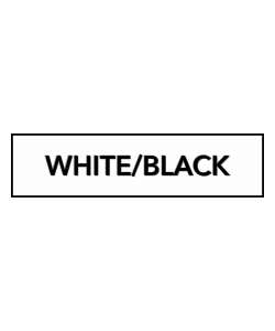 Color: White/Black