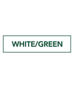 Color: White/Green